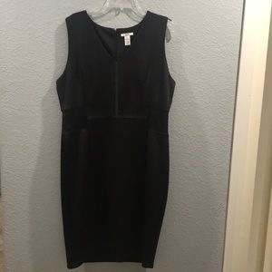 Black knee length dress
